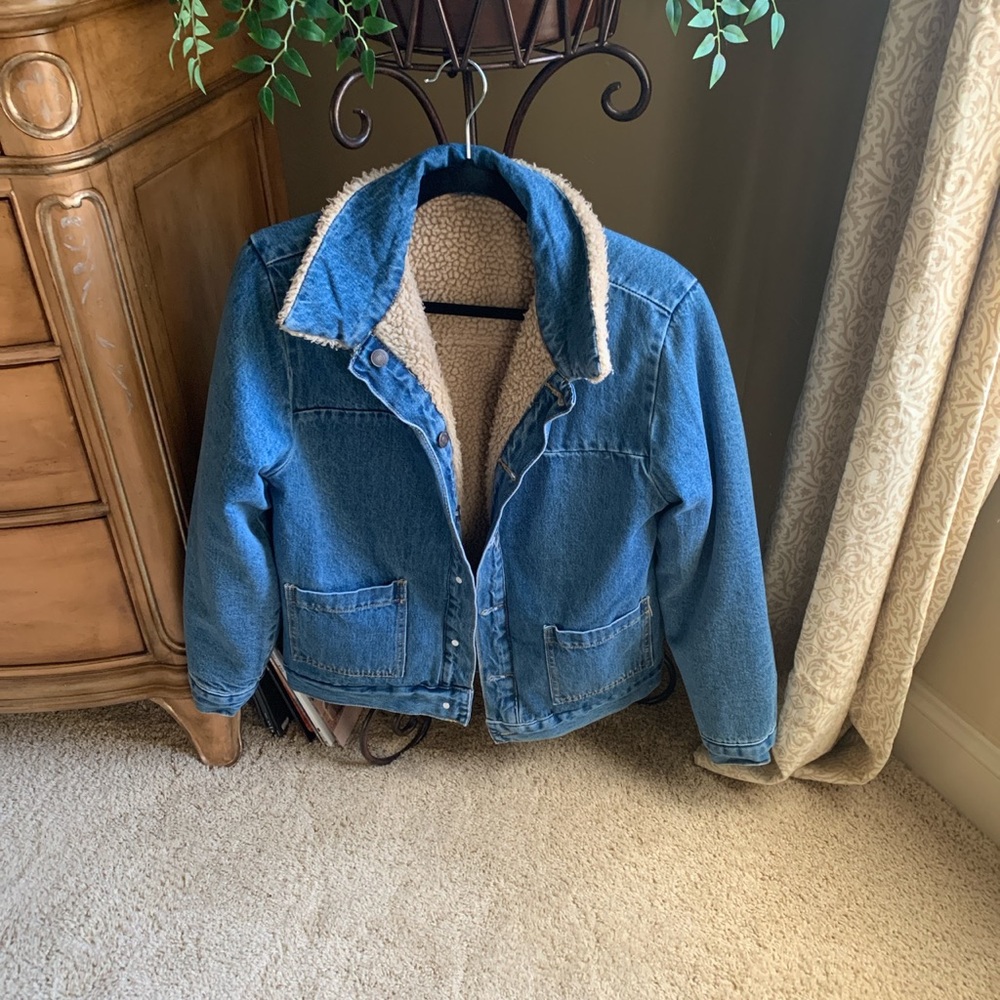 Reversible denim jacket